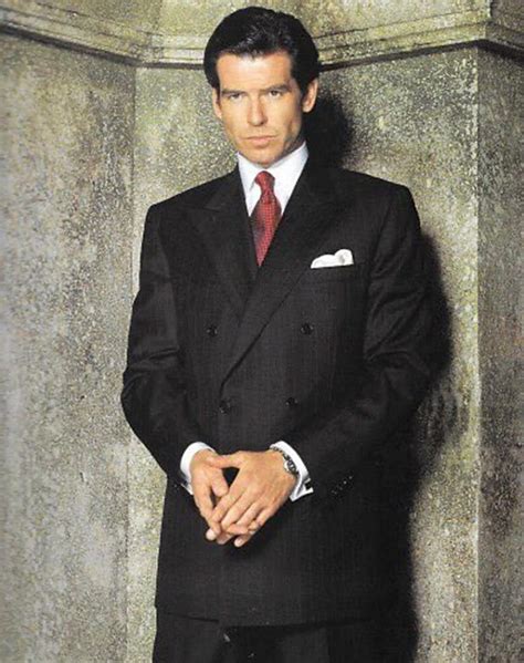 pierce brosnan james bond suits.